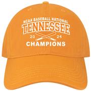  Tennessee 2024 Ncaa College World Series Nat Champs Cross Bat Hat