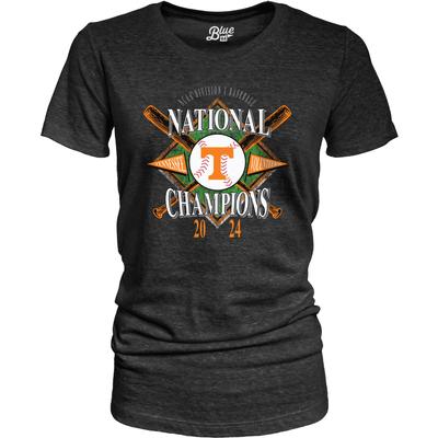 Tennessee 2024 NCAA College World Series Nat Champs Women's Extended Deal Tee