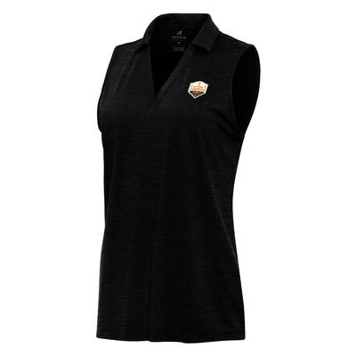 Tennessee Antigua 2024 NCAA College World Series Nat Champs Women's Layout Sleeveless Polo