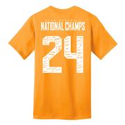  Tennessee 2024 Ncaa College World Series Nat Champs Men's Nil Shirsey Tee