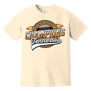  Tennessee 2024 Ncaa College World Series Nat Champs Men's Circle Comfort Colors Tee