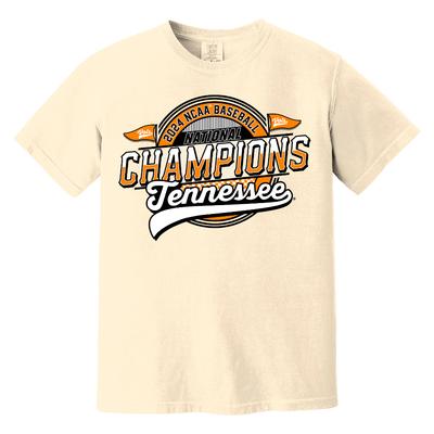 Tennessee 2024 NCAA College World Series Nat Champs Men's Circle Comfort Colors Tee