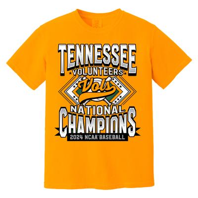 Tennessee 2024 NCAA College World Series Nat Champs Men's Diamond Tee