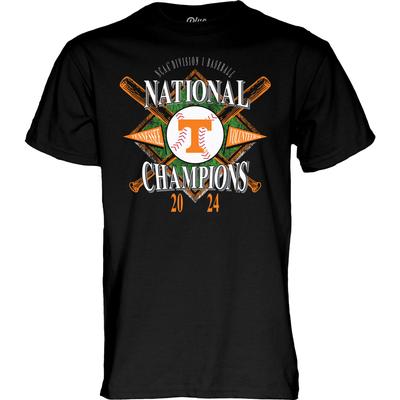 Tennessee 2024 NCAA College World Series Nat Champs Crossbats Tee