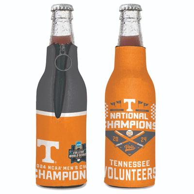Tennessee 2024 NCAA College World Series Nat Champ 12oz Bottle Cooler