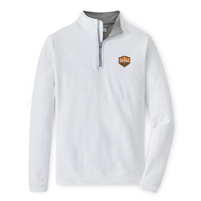 Tennessee 2024 NCAA College World Series Nat Champs Peter Millar Men's Perth Performance 1/4 Zip Pullover