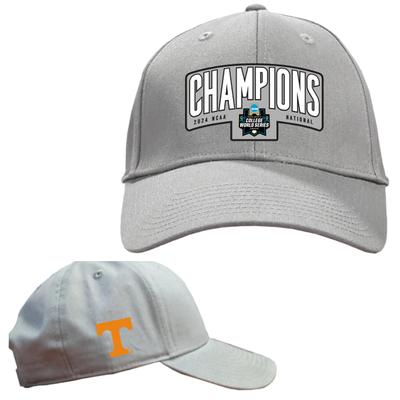 Tennessee 2024 NCAA College World Series Lockeroom Structure Hat