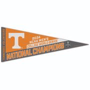  Tennessee 2024 Ncaa College World Series Nat Champ 12in X 30in Pennant