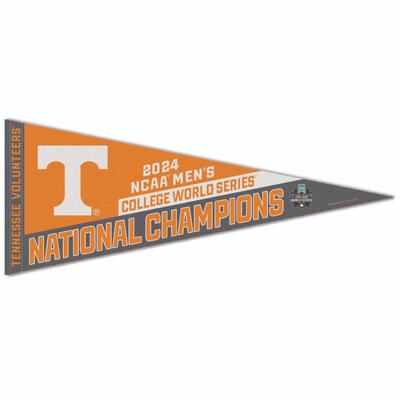 Tennessee 2024 NCAA College World Series Nat Champ 12in x 30in Pennant