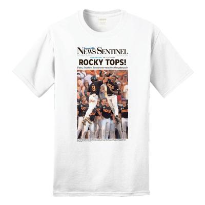 Tennessee 2024 NCAA College World Series Nat Champs Front Page Tee