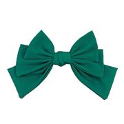  Green Double Bow Barrette