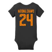  Tennessee 2024 College World Series Nat Champs Infant Nil Shirsey Onesie
