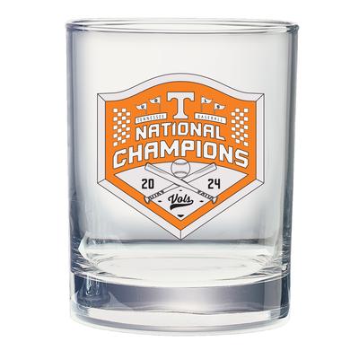 Tennessee 2024 NCAA CWS National Champions Heritage Pewter Double Old Fashioned Rocks Glass