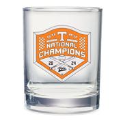  Tennessee 2024 Ncaa Cws National Champions Heritage Pewter Double Old Fashioned Rocks Glass