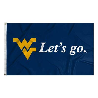 West Virginia 3' X 5' Let's Go Flag