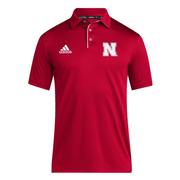  Nebraska Adidas Sideline Polo