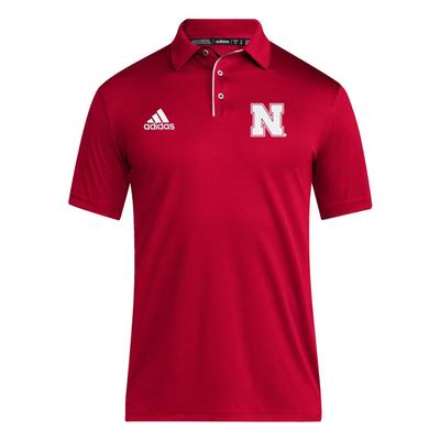 Nebraska Adidas Sideline Polo