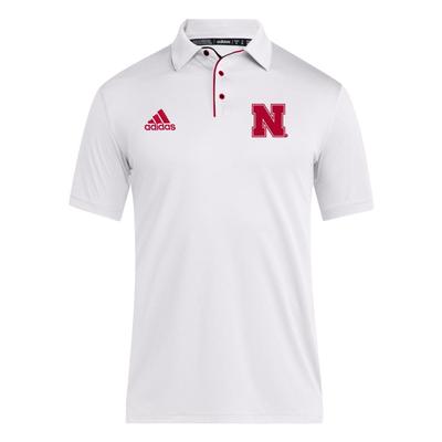 Nebraska Adidas Sideline Polo