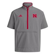  Nebraska Adidas Sideline 1/4 Zip Pullover