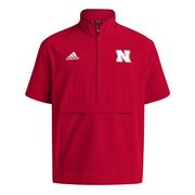  Nebraska Adidas Sideline 1/4 Zip Pullover