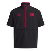  Nebraska Adidas Sideline 1/4 Zip Pullover