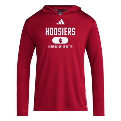 Indiana Adidas Training Hooded Tee