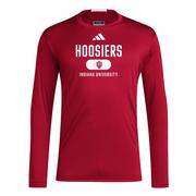  Indiana Adidas Sideline Training Long Sleeve Tee