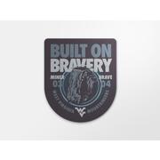  West Virginia Built On Bravery Miner Decal