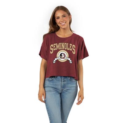Florida State Chicka-D Dorm Room Sunshine Cropped Tee