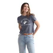  West Virginia Chicka- D Built On Bravery Montauk Tee