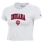  Indiana Champion Women's Core Baby Mini Arch Logo Tee