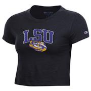  Lsu Champion Women's Core Baby Mini Arch Logo Tee