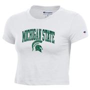  Michigan State Champion Women's Core Baby Mini Arch Logo Tee