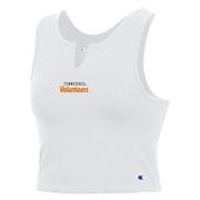  Tennessee Champion Women's Tailgate Fitted Her Crop Tank Top