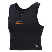  Tennessee Champion Women's Tailgate Fitted Her Crop Tank Top