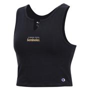  Florida State Champion Women's Tailgate Fitted Her Crop Tank Top