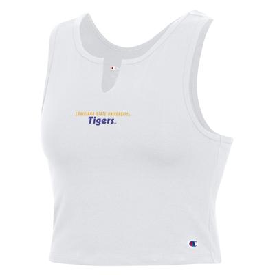 LSU Champion Women's Tailgate Fitted Her Crop Tank Top