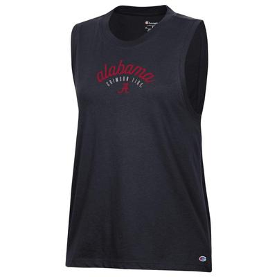 Alabama Champion Women's Core Muscle Script Arch Tank Top