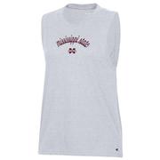  Mississippi State Champion Women's Core Muscle Script Arch Tank Top