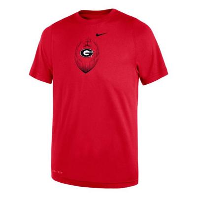 Georgia Nike Toddler Legend Football Tee