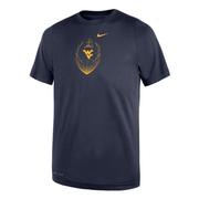  West Virginia Nike Toddler Legend Football Tee