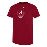  Alabama Nike Kids Legend Football Tee