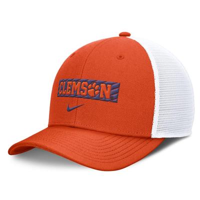 Clemson Nike Momentum Stripe Structured Trucker Cap