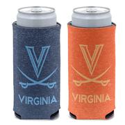  Virginia Wincraft 12oz Heathered Slim Can Cooler