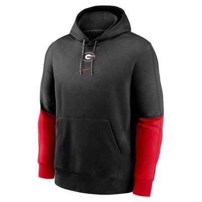 Georgia Nike Sideline Team Issue Club Hoody