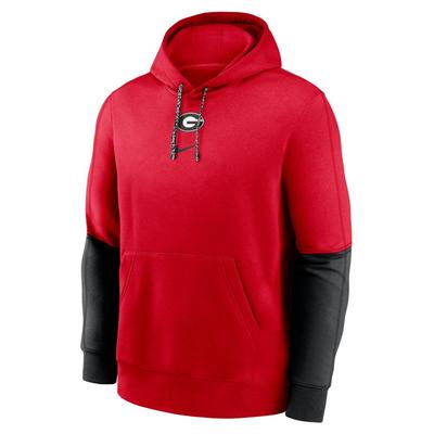 Georgia Nike Sideline Team Issue Club Hoody