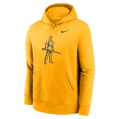 West Virginia Nike Alt Logo Club Fleece Hoodie