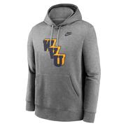  West Virginia Nike Legacy Logo Club Fleece Hoodie