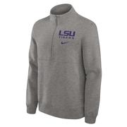  Lsu Nike 1/2 Zip Pullover Club Fleece