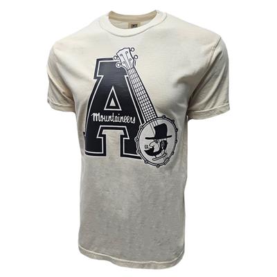 App State Banjo Comfort Colors Tee IVORY